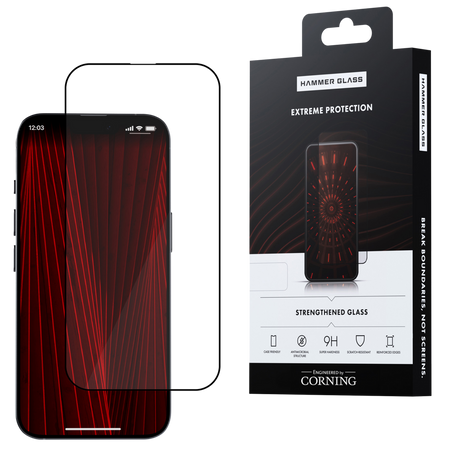 Szkło Hartowane Hammer Glass do Apple iPhone 17 Pro Max by Corning