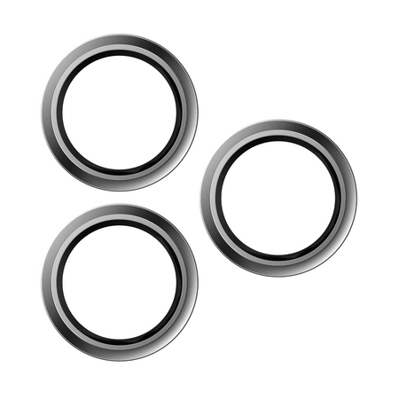 Lensy camera lens glass for Apple iPhone 17 Pro / Pro Max Silver by Hammer Glass