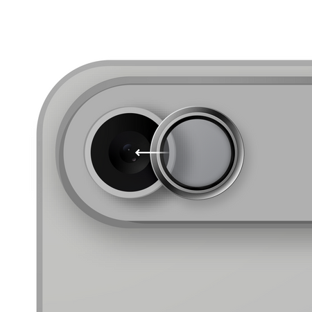 Lensy camera lens glass for Apple iPhone 17 Air Silver by Hammer Glass