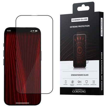 Szkło Hartowane Hammer Glass do Apple iPhone 16 Pro by Corning
