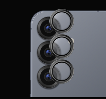 Lensy glass for Samsung S24 camera lens black by Hammer Glass