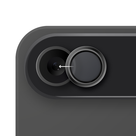 Lensy camera lens glass for Apple iPhone 17 Air Black by Hammer Glass