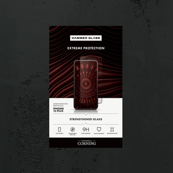 Szkło Hartowane Hammer Glass do Iphone 15 Plus by Corning