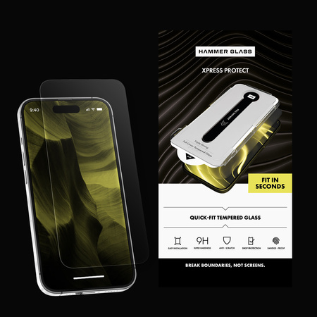 Szkło z ramką do montażu Xpress Apple iPhone 13/13Pro/14/16e