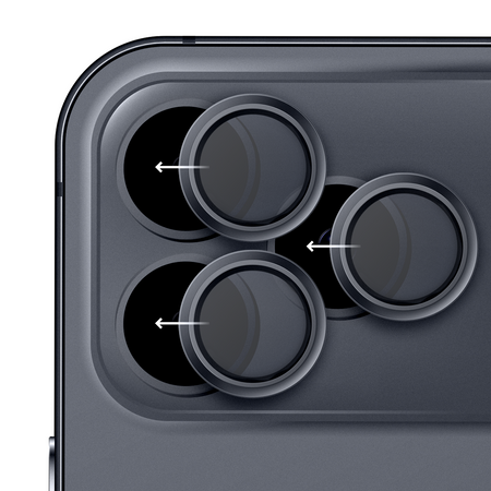 	Lensy glass for Apple iPhone 17 Pro / Pro Max camera lens by Hammer Glass